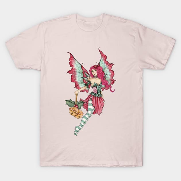 Jingle Fairy T-Shirt by AmyBrownArt